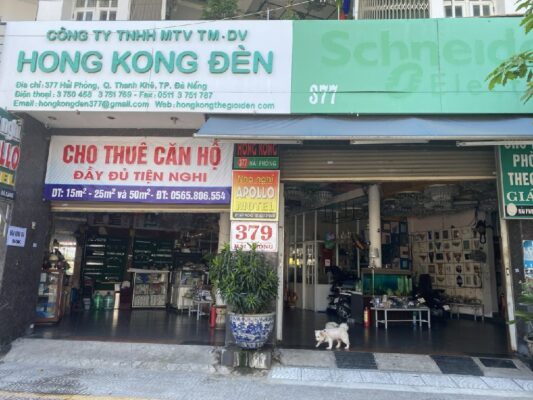 Nhà 5 tầng lô góc 2 mặt tiền Hải Phòng, mặt kiệt ô tô, diện tích 214m2, ngang 13.6m.